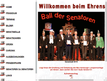 Tablet Screenshot of ehrensenat-ni.de